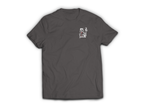 The Lovers T-Shirt — Charcoal, front
