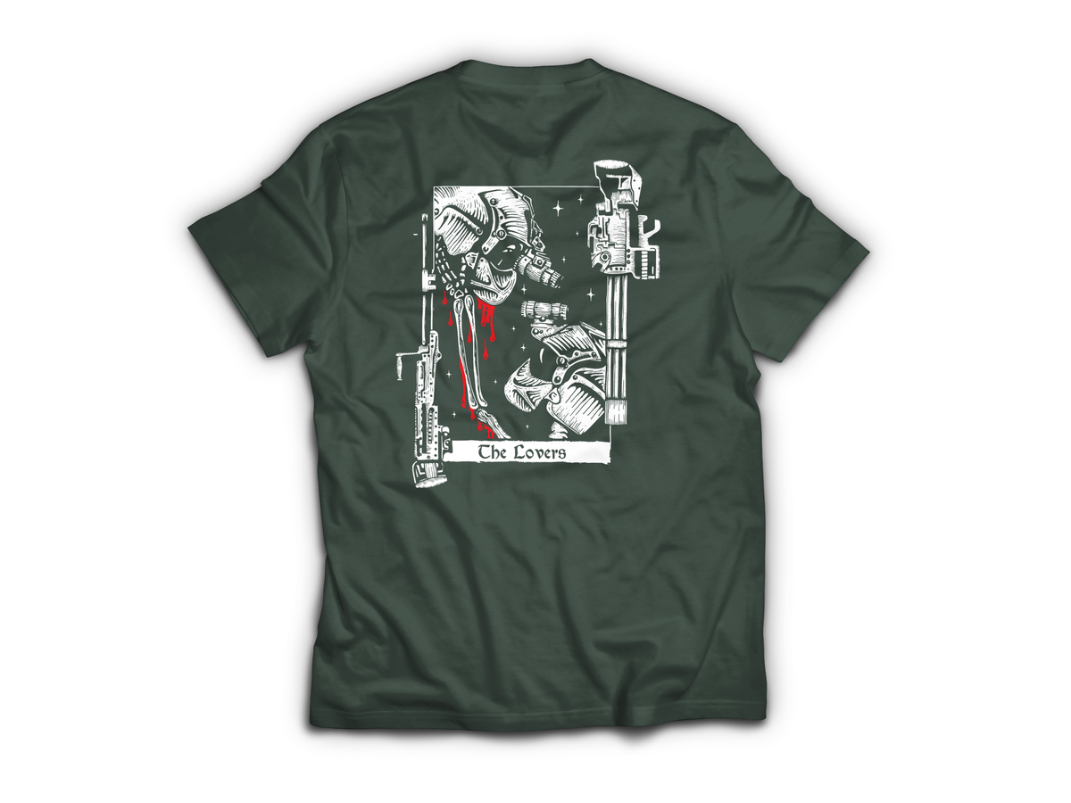 The Lovers T-Shirt — Forrest Green, back