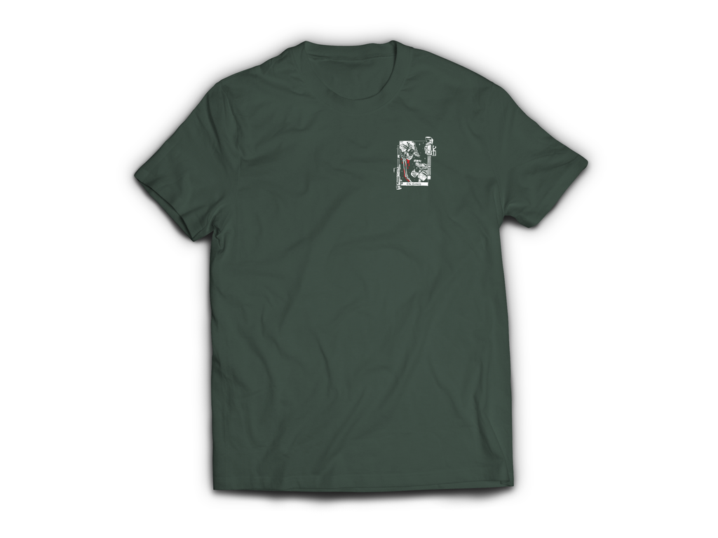 The Lovers T-Shirt — Forrest Green, front