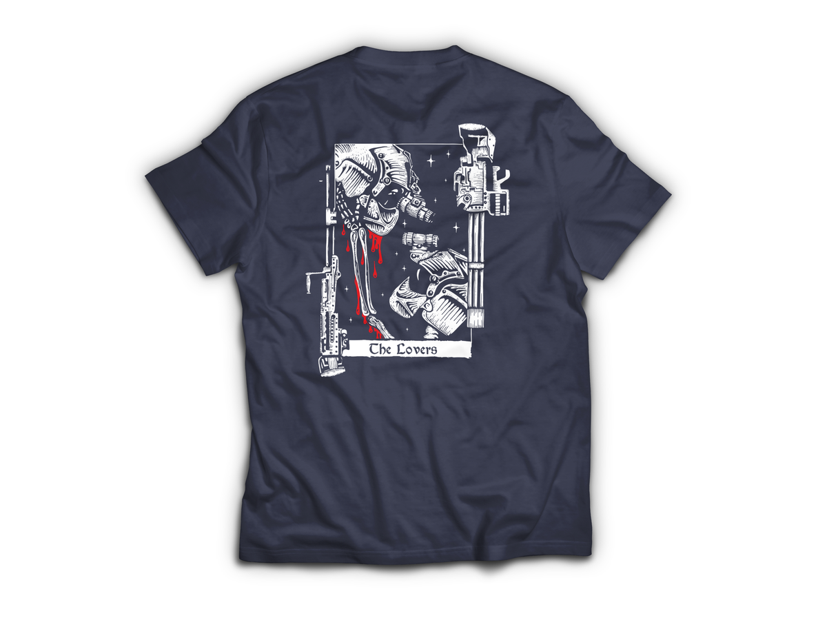 The Lovers T-Shirt — Navy, back