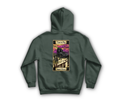 Two Goons Tarot Card Hoodie — Forrest Green, back