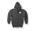 Two Goons Tarot Card Zip Hoodie — Dark Heather, front