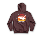 Hooker Sunset Hoodie — Maroon, back