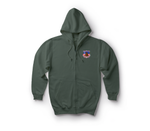 USCG Kodiak Zip Hoodie — Forrest Green, front