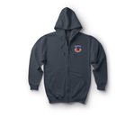 USCG Kodiak Zip Hoodie — Navy, front