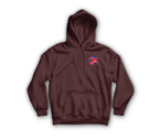 USCG Miami Hoodie — Maroon, front
