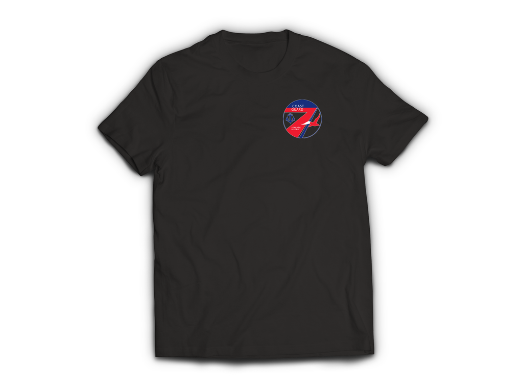 USCG Miami T-Shirt — Black, front