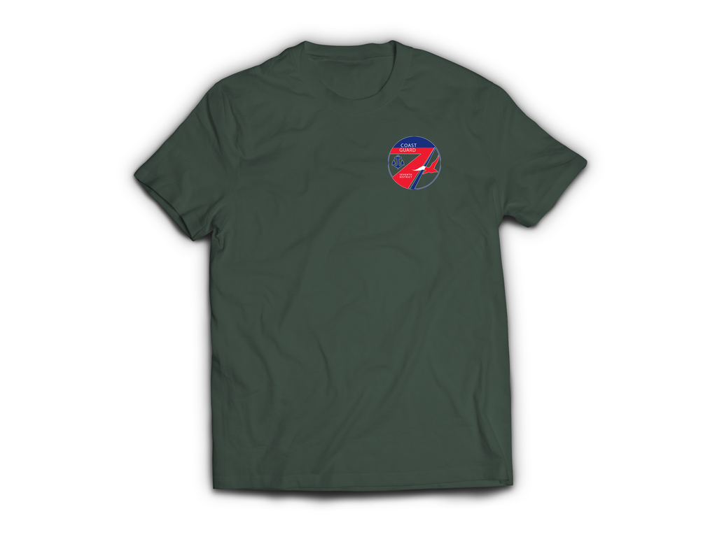 USCG Miami T-Shirt — Forrest Green, front