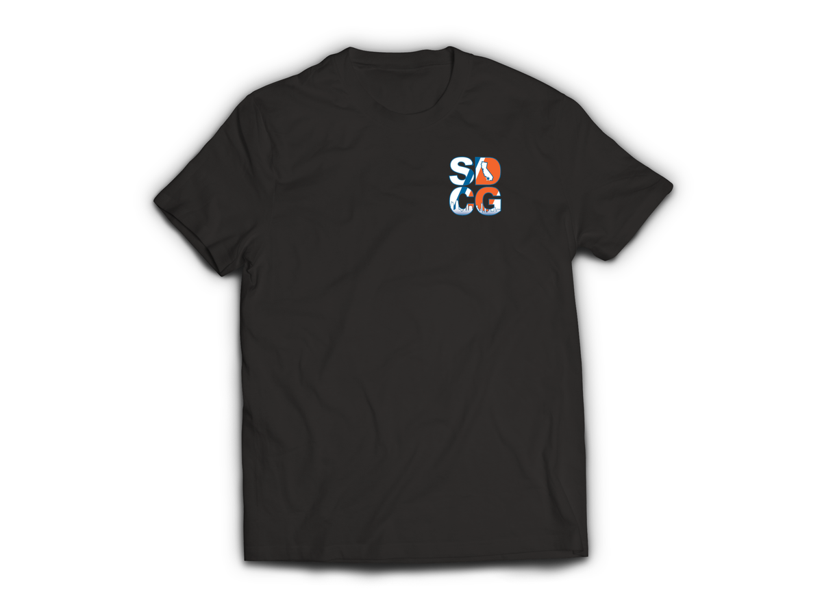 USCG San Diego T-Shirt — Black, front