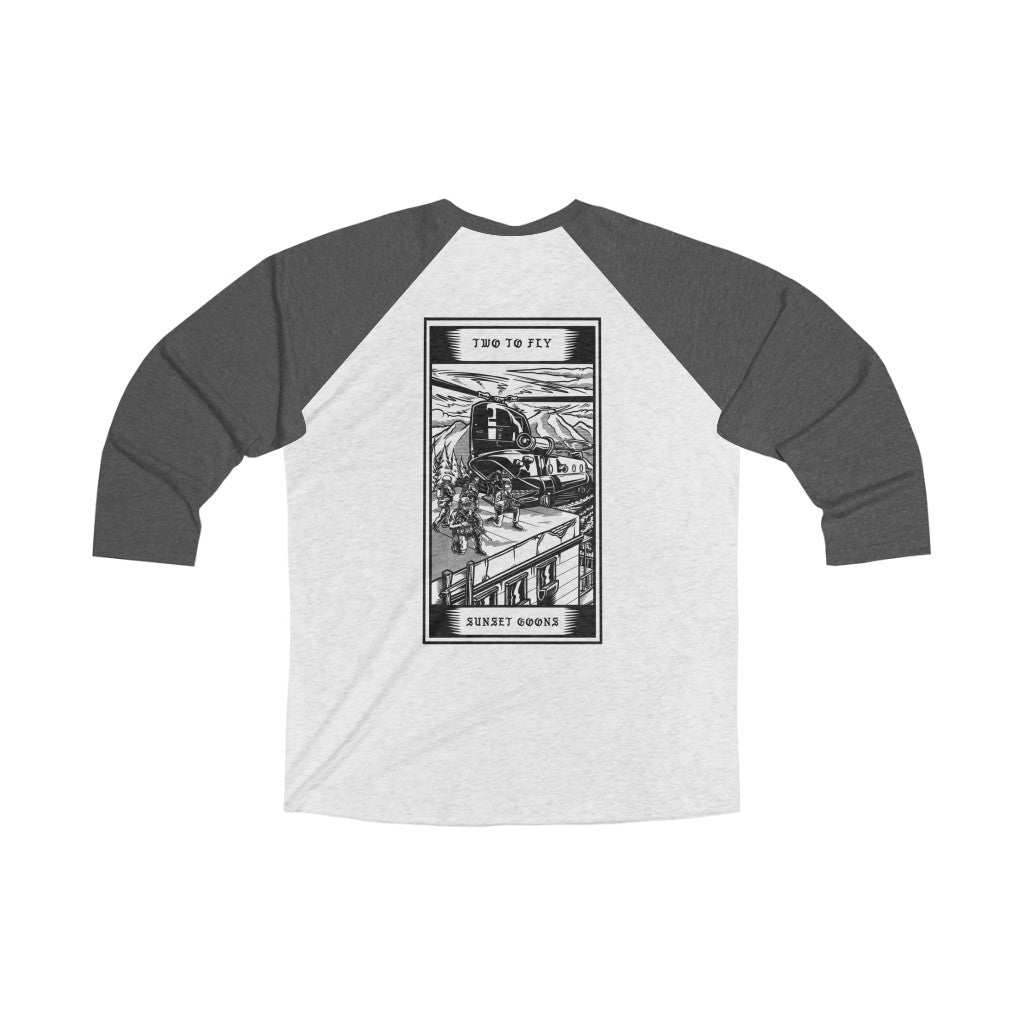 Two Goons Tarot Card 3/4 Raglan Tee