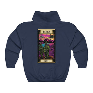 Death Tarot Card Pullover Hoodie