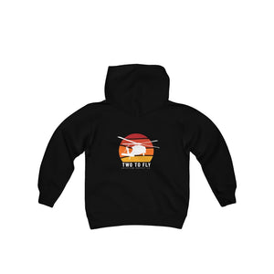 Sunset Hawk Kids Pullover Hoodie