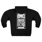 Death Tarot Card Zip Hoodie