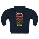 Life Tarot Card Zip Hoodie