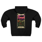 Life Tarot Card Zip Hoodie