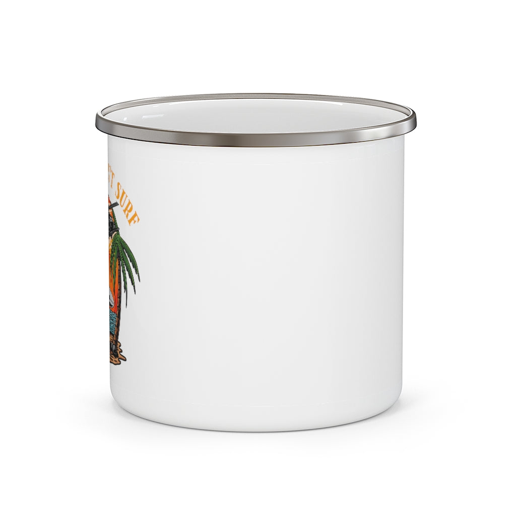 Charlie Don't Surf Camper Mug