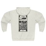 Life Tarot Card Zip Hoodie