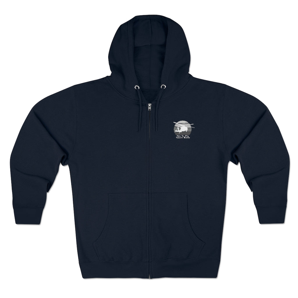 Life Tarot Card Zip Hoodie