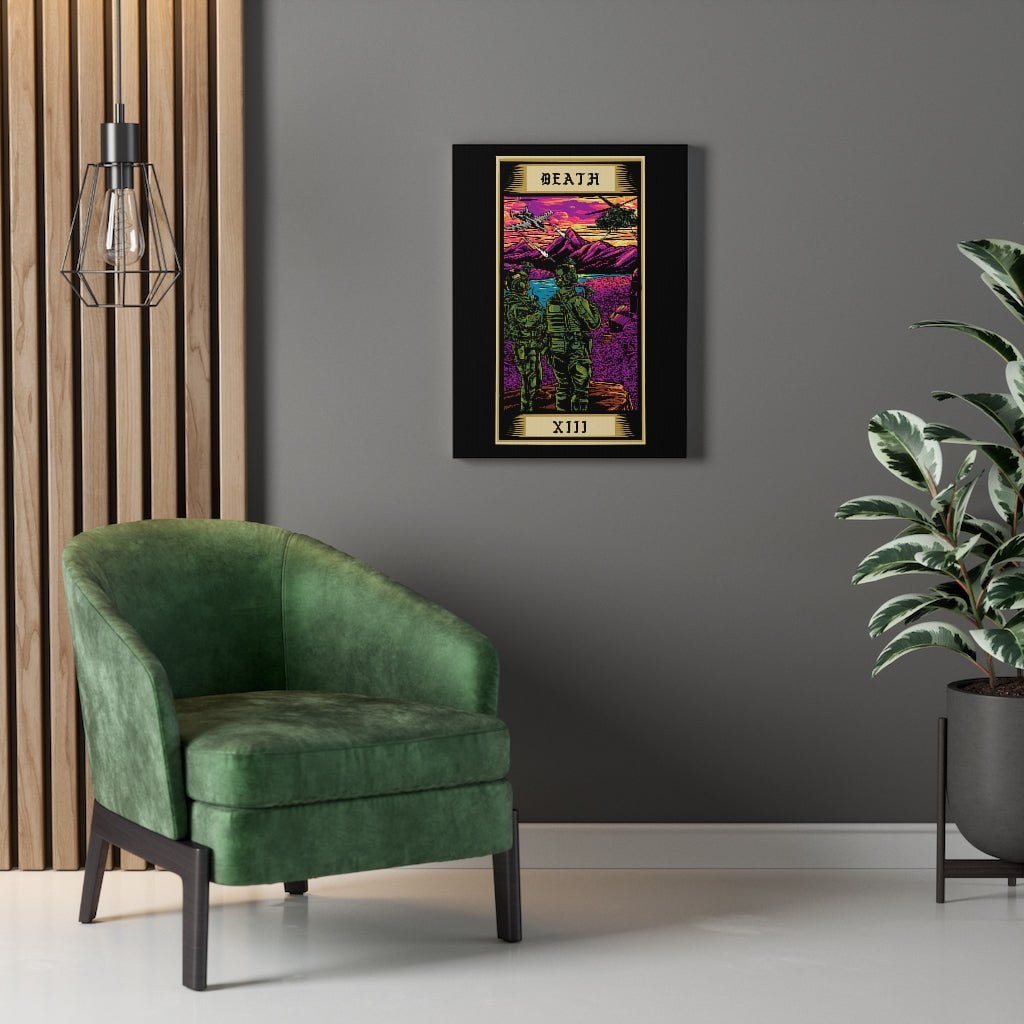 Death Tarot Canvas