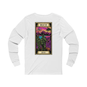 Death Tarot Card Long Sleeve