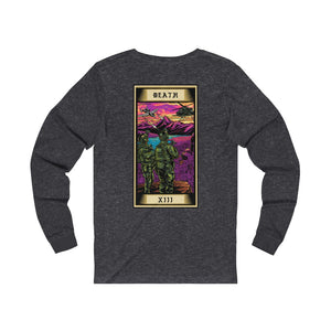 Death Tarot Card Long Sleeve
