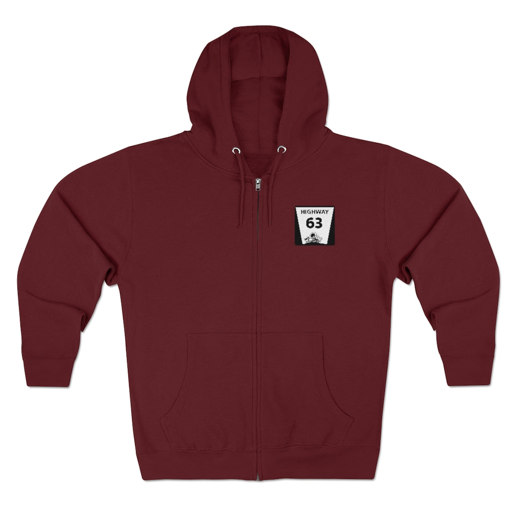 Highway 63 Zip Hoodie