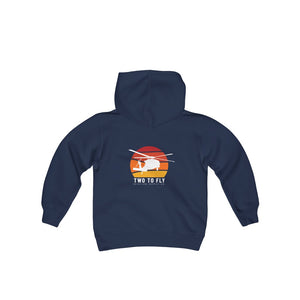 Sunset Hawk Kids Pullover Hoodie