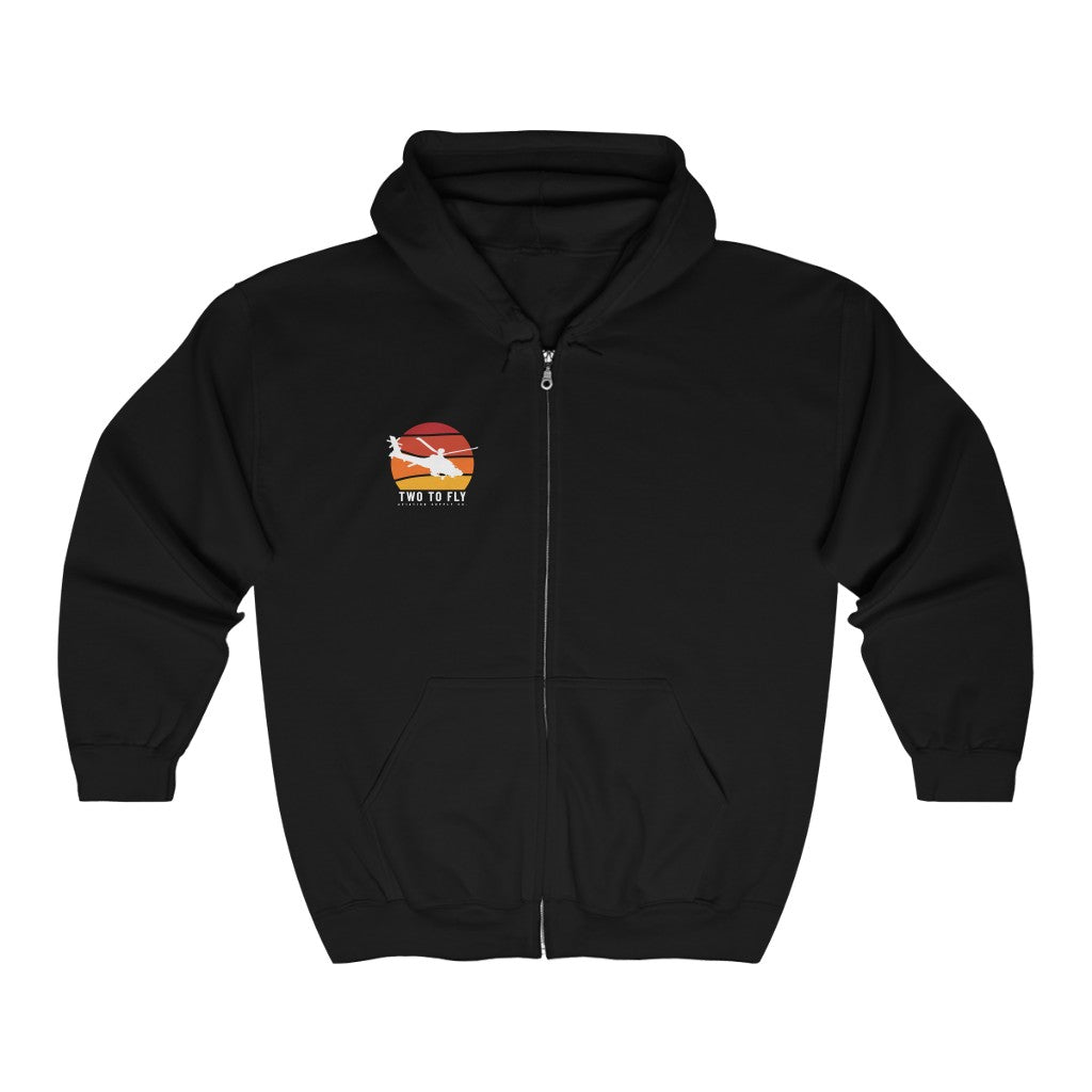 Apache Sunset Zip Hoodie