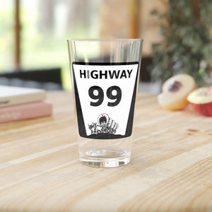 Highway 99 Pint Glass