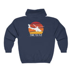 Apache Sunset Zip Hoodie