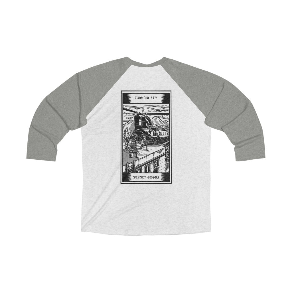 Two Goons Tarot Card 3/4 Raglan Tee