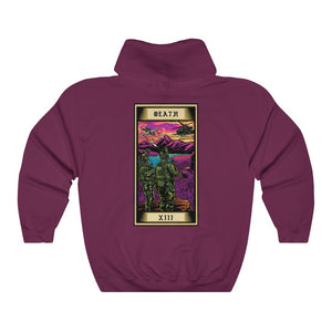 Death Tarot Card Pullover Hoodie