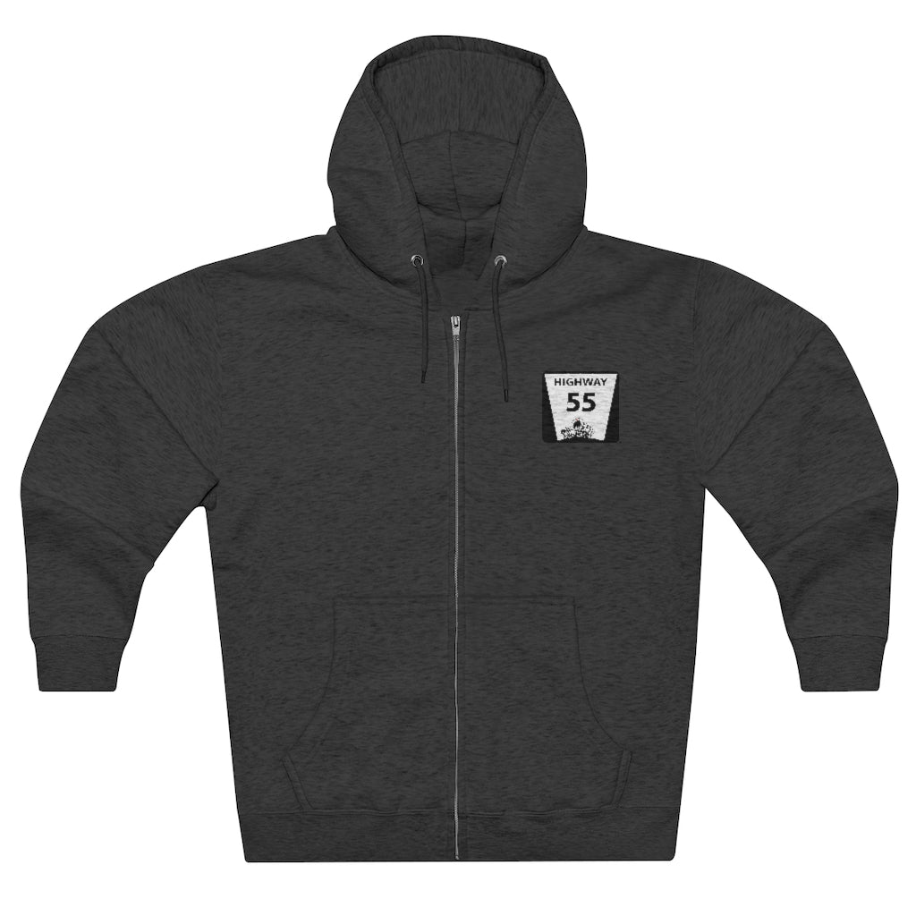 Highway 55 Zip Hoodie