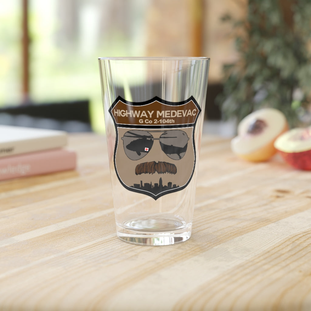 Highway MED Pint Glass