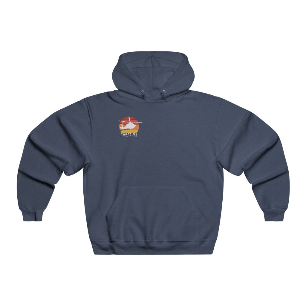 Navy Hawk Sunset Pullover Hoodie