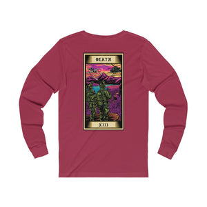 Death Tarot Card Long Sleeve