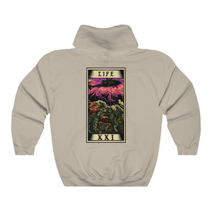 Life Tarot Card Pullover Hoodie