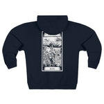 Death Tarot Card Zip Hoodie