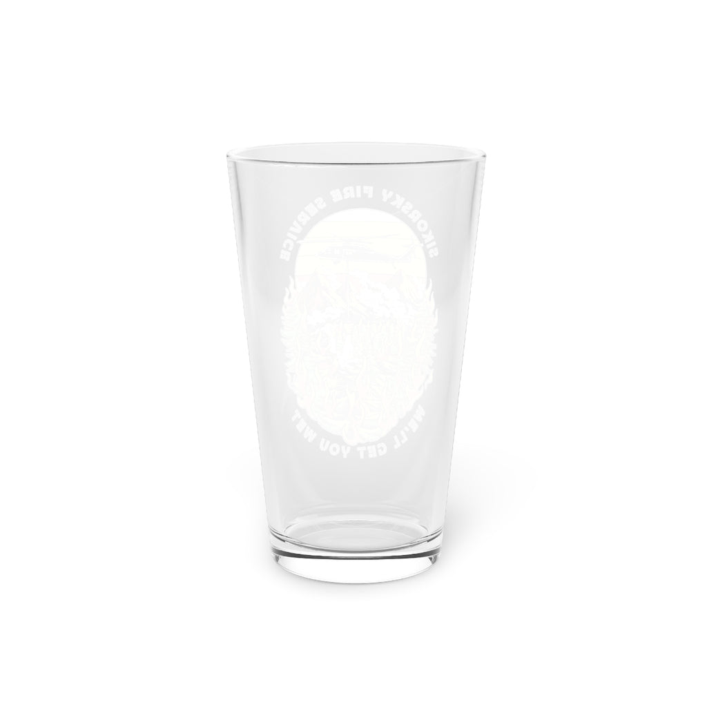 Sikorsky Fire Service Pint Glass