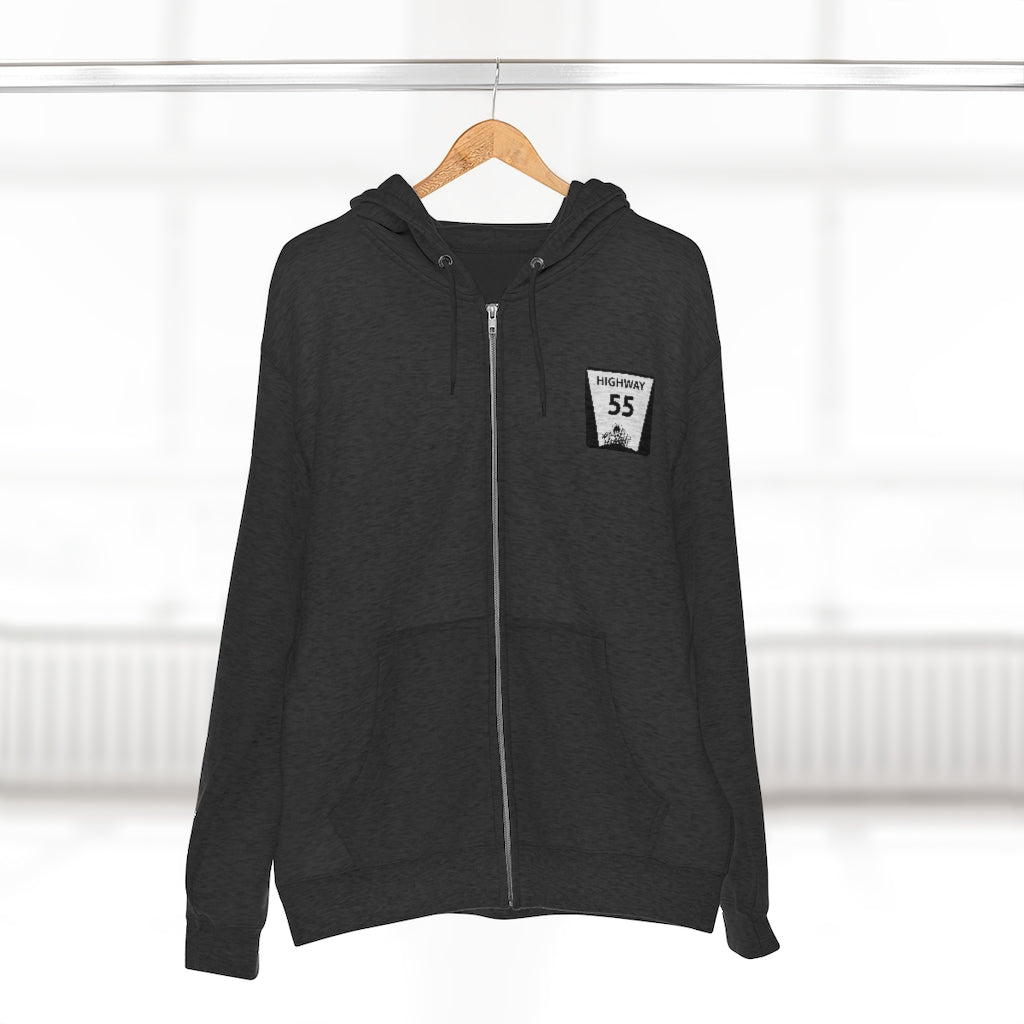 Highway 55 Zip Hoodie