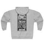 Death Tarot Card Zip Hoodie