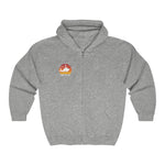 Navy Hawk Sunset Full Zip Hoodie
