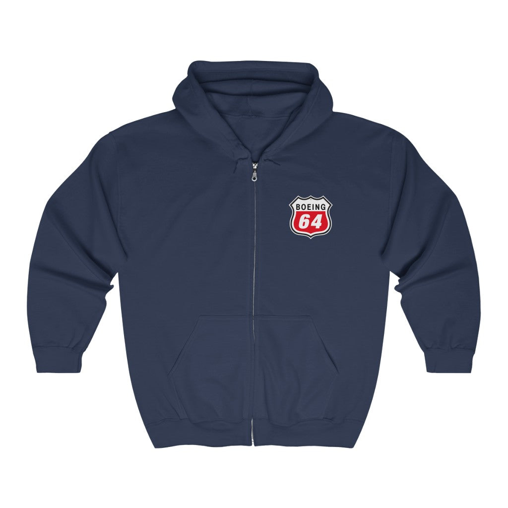 Boeing 64 Zip Hoodie
