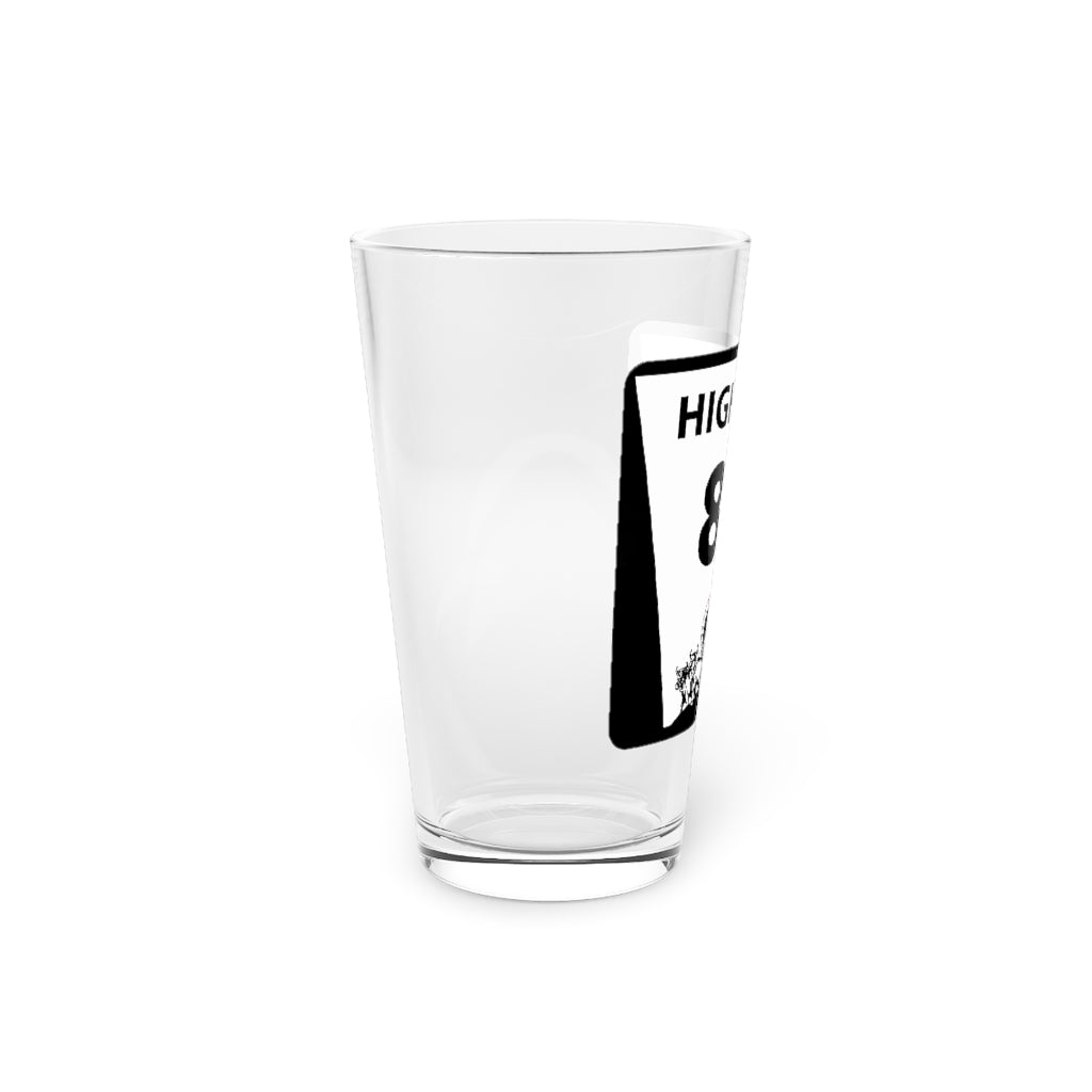 Highway 87 Pint Glass