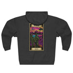 Death Tarot Card Zip Hoodie
