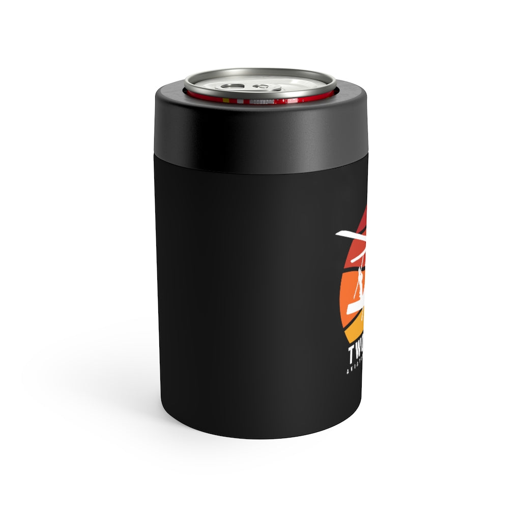 Sunset Hawk Can Cooler