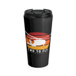 Sunset Hawk Stainless Steel Travel Mug