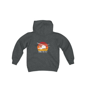 Sunset Hawk Kids Pullover Hoodie