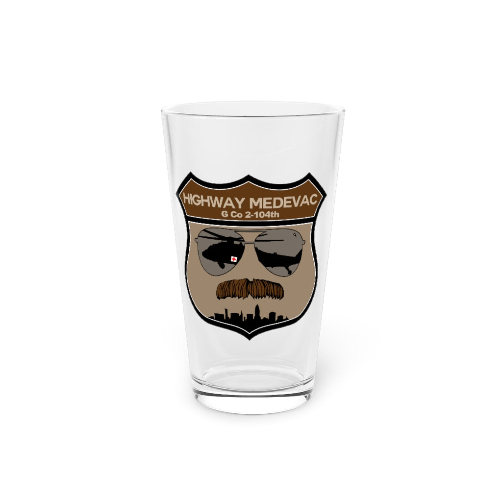 Highway MED Pint Glass