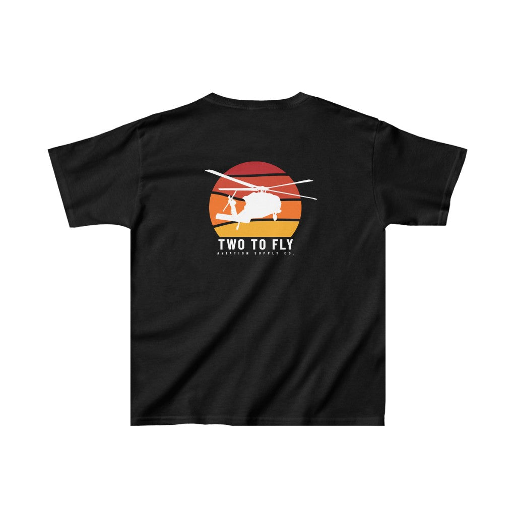 Sunset Hawk Kids T-Shirt